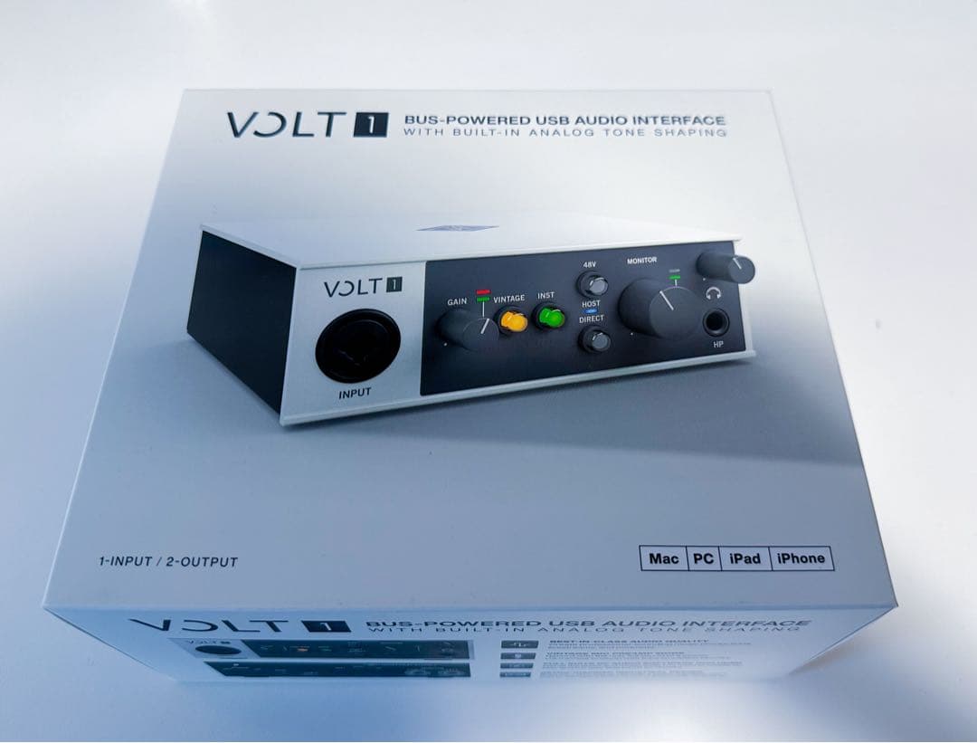 [美品]Universal Audio Volt 1 オーディオインターフェース