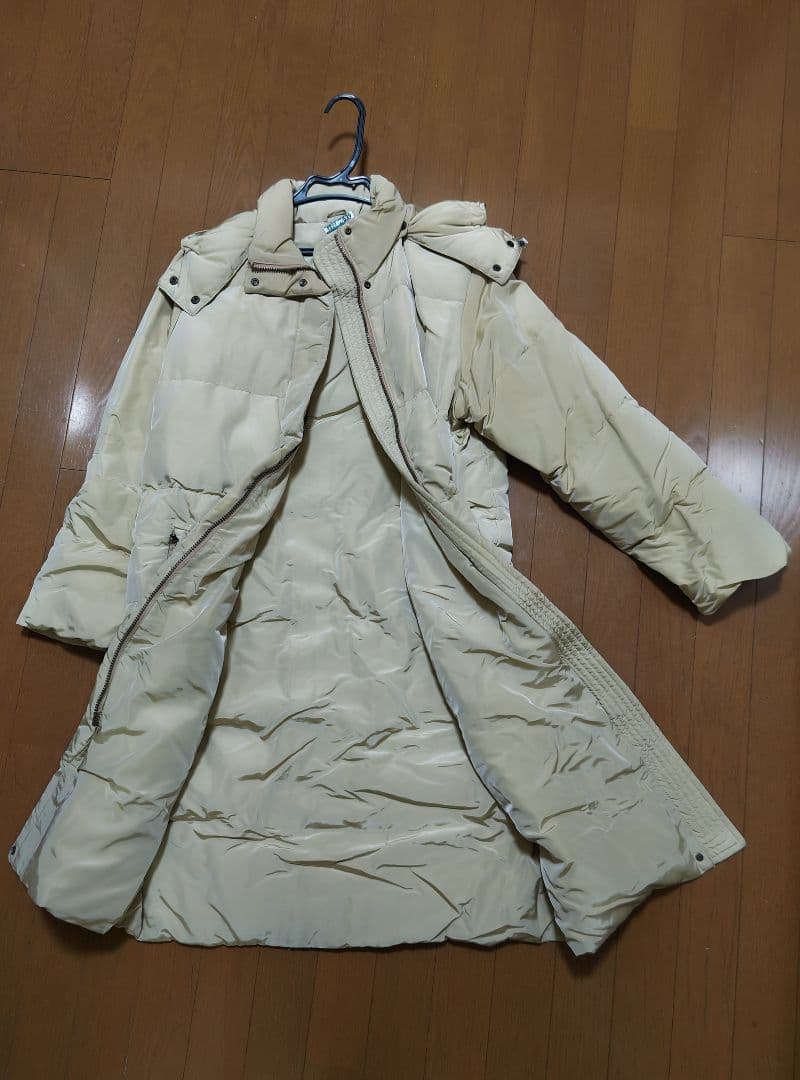 MaxMara Weekend Line ロングダウンジャケット ベージュ系