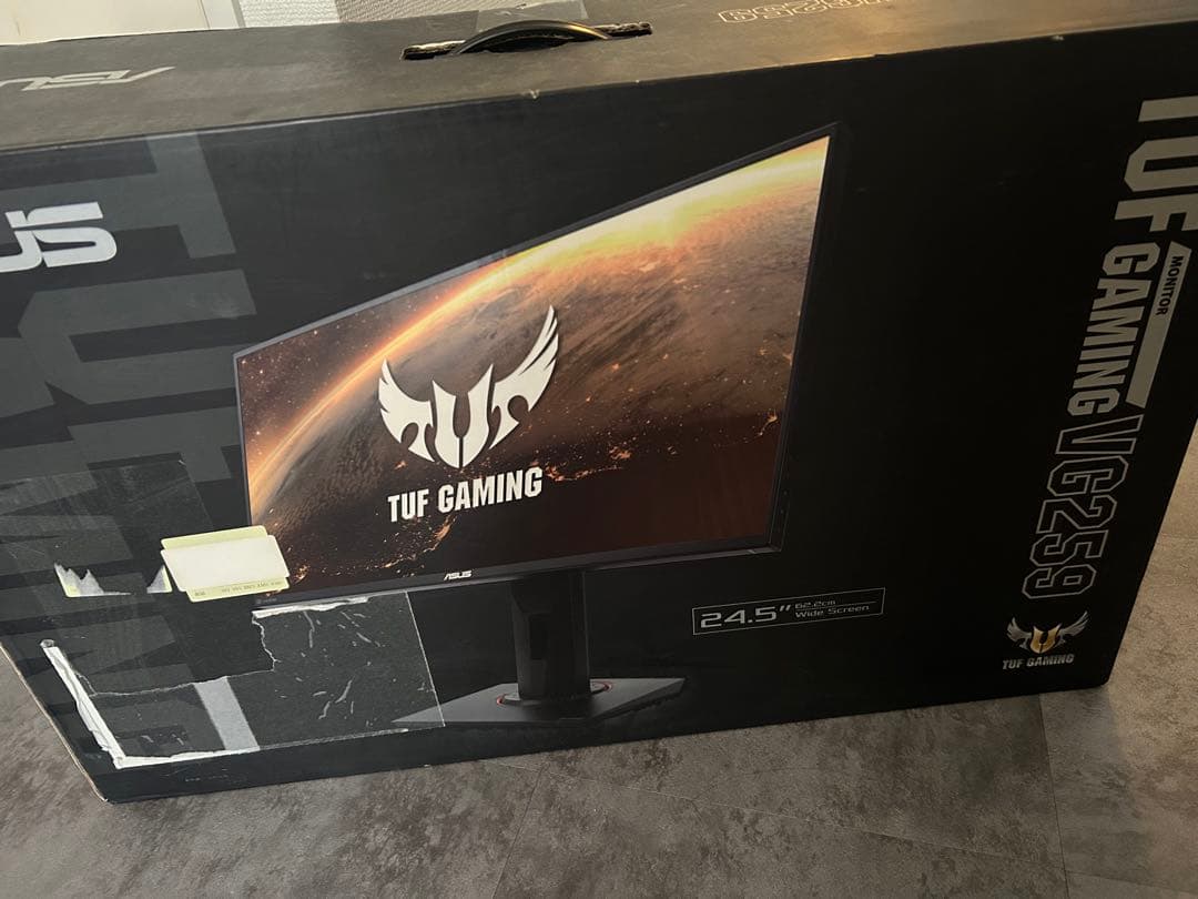 ASUS TUF GAMING VG259 24.5インチ ゲーミングモニター