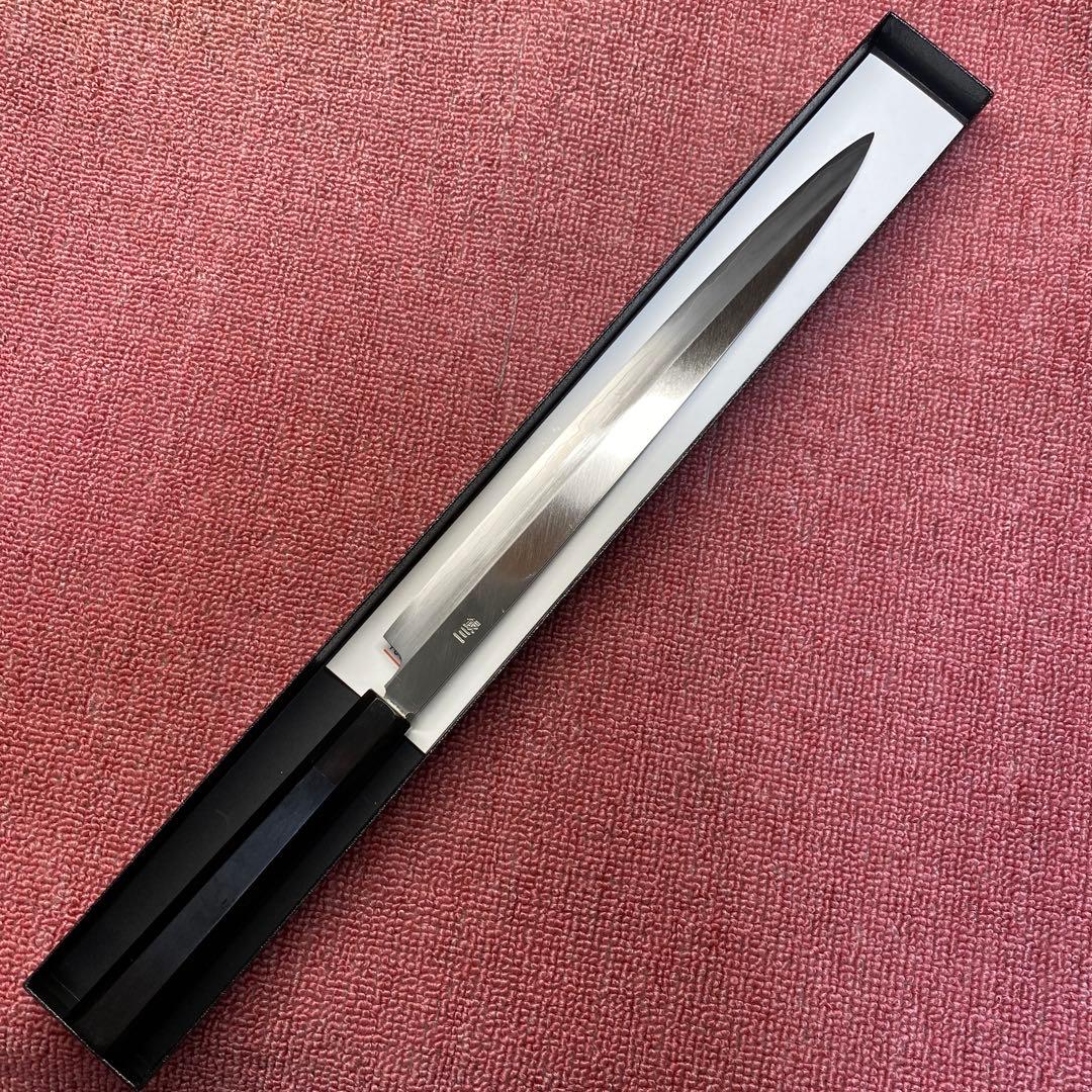 銀三　両刃　柳刃包丁　300㎜ 尺0寸