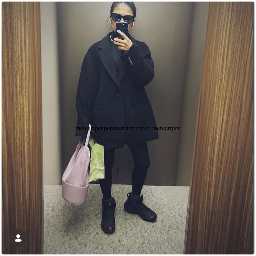 H BEAUTY & YOUTH モヘヤウールシャギービッグ　ジャケット　コート