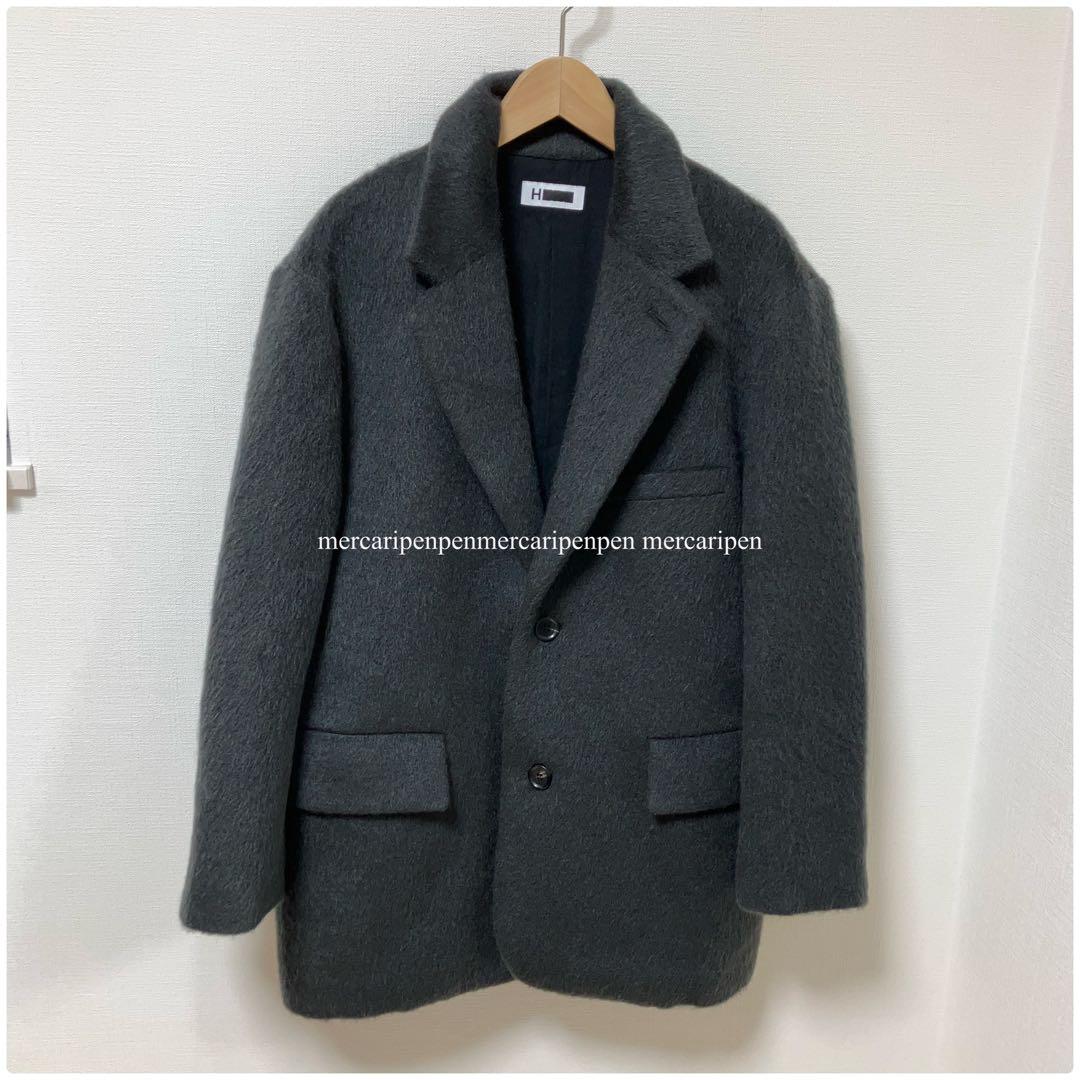 H BEAUTY & YOUTH モヘヤウールシャギービッグ　ジャケット　コート