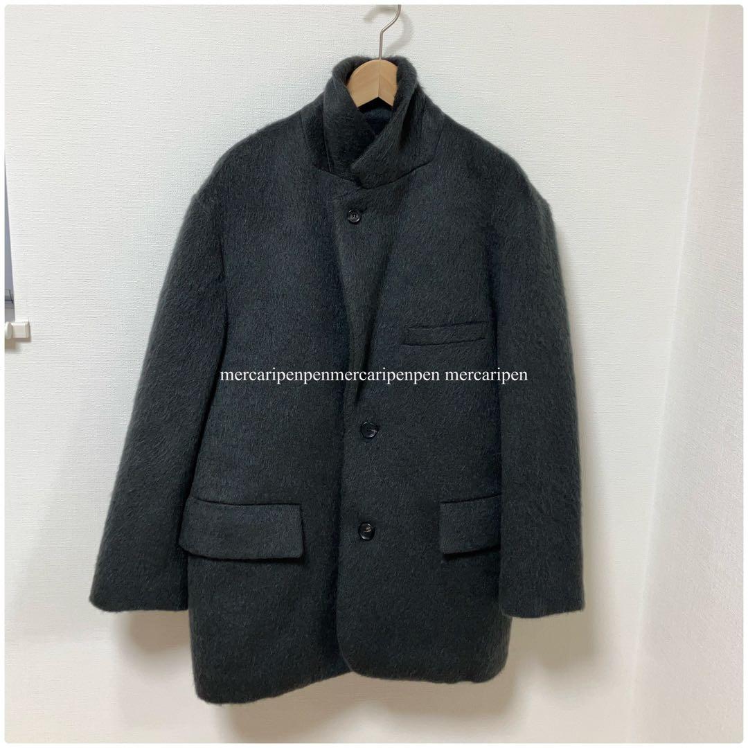 H BEAUTY & YOUTH モヘヤウールシャギービッグ　ジャケット　コート