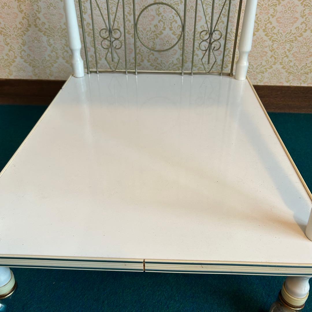 レトロポップ キッチンワゴン 白