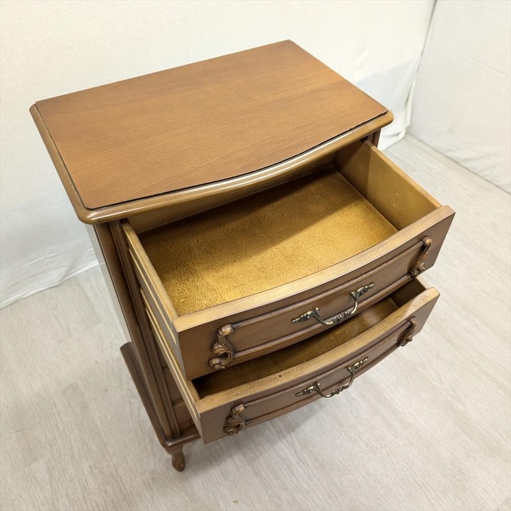 猫脚　リビングチェスト　チェスト　引き出し　タンス　ドロワー　小物収納　イタリア