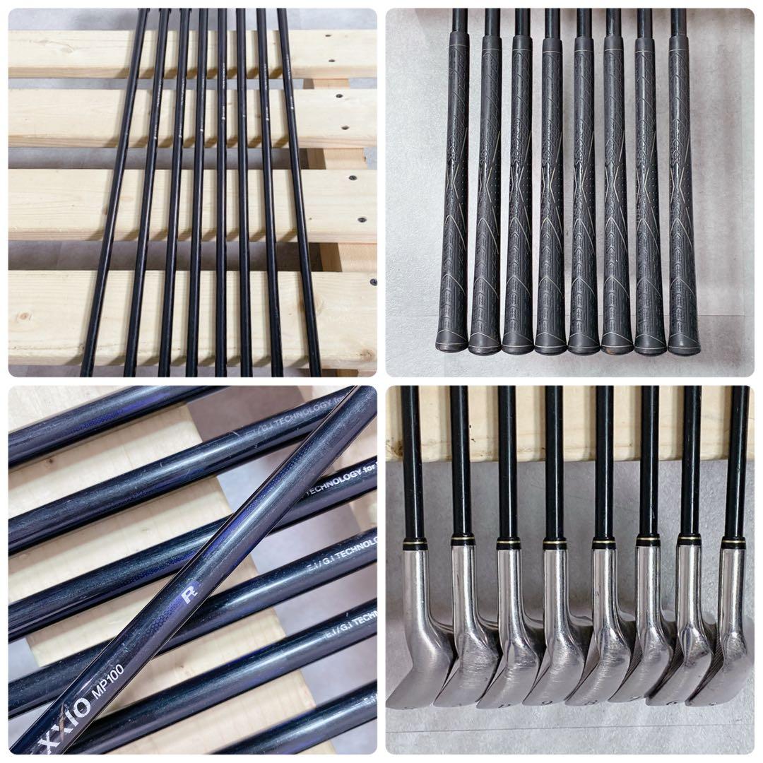 V931 ゼクシオ ゴルフクラブ メンズ フルセット 黒 初心者 入門 練習