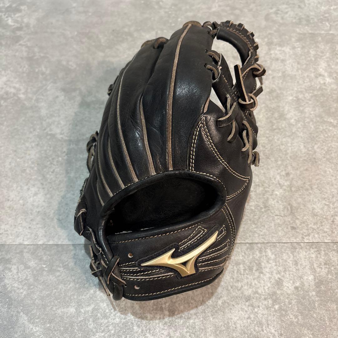 MIZUNO（ミズノ） グローバルエリート 内野手 軟式 グローブ ブラック