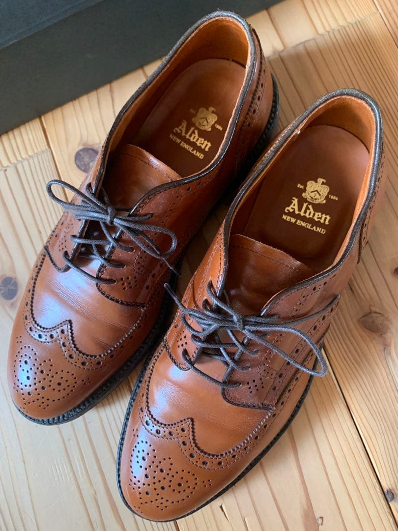 Alden ウィングチップシューズ966 サイズ6 1/2