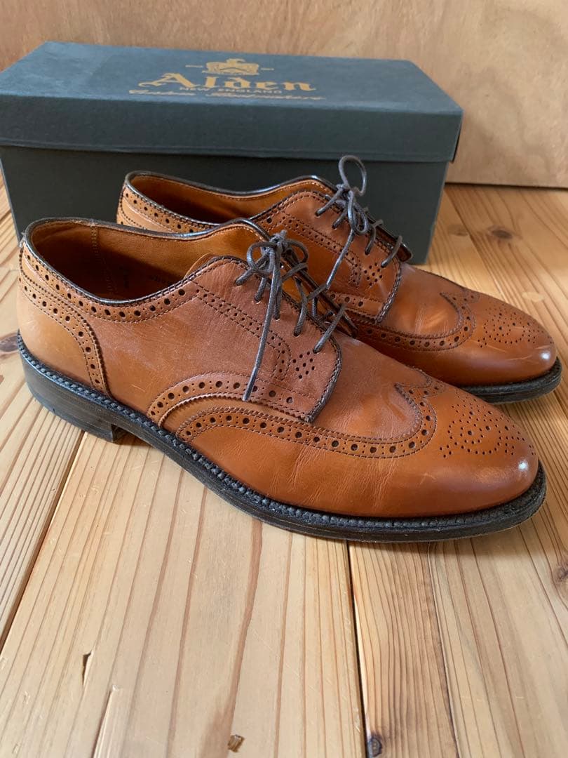 Alden ウィングチップシューズ966 サイズ6 1/2