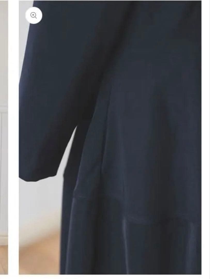 【タグ付き新品未使用】 bitnabi コクーンワンピース⭐︎ネイビー⭐︎前開き