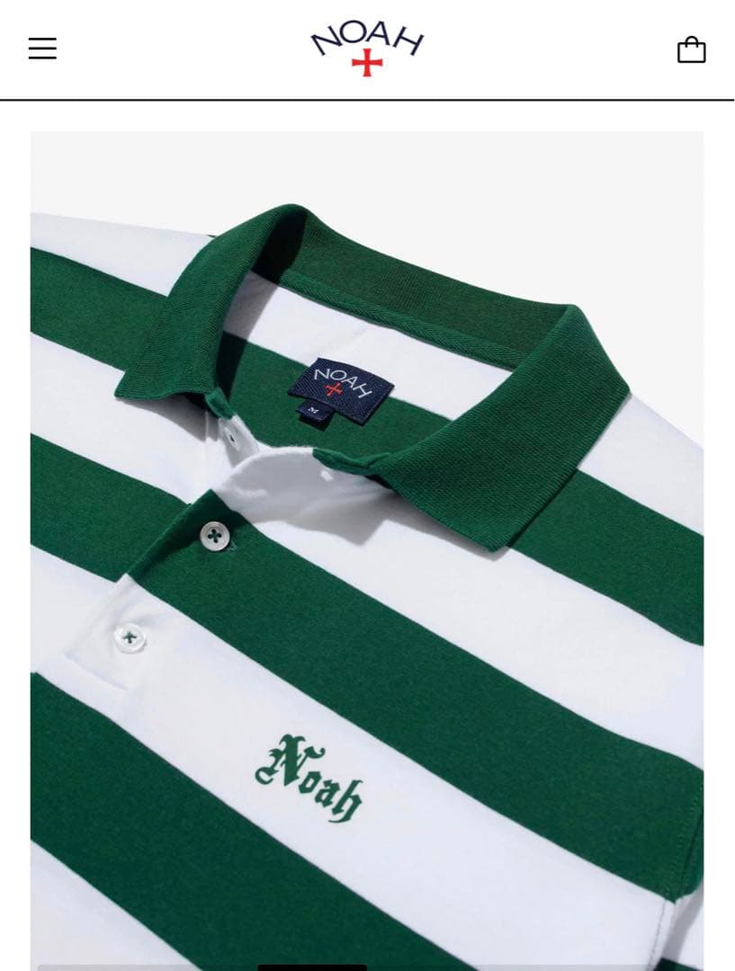 新品 NOAH ポロ シャツ スウェット newjeans