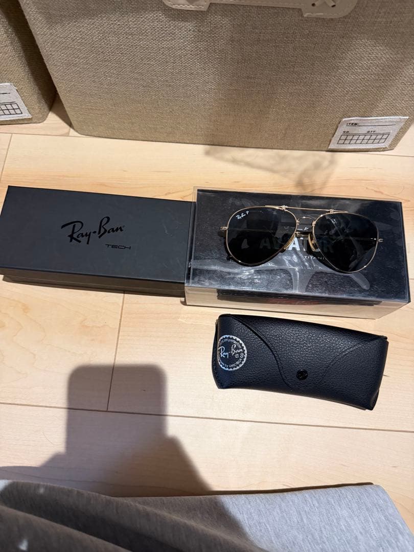 小物 Ray-Ban RB8125M AVIATOR TITANIUM