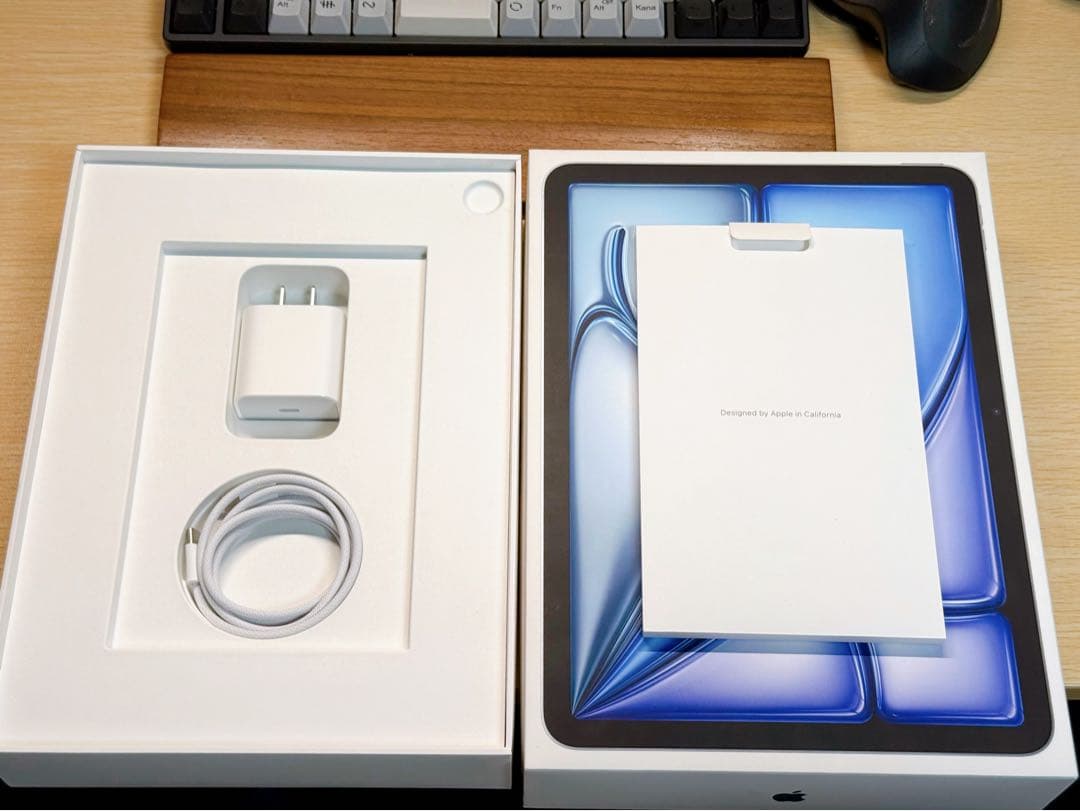 【超美品】2024 Apple iPad Air 11インチ ブルー128GB