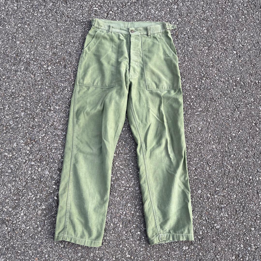 60s US ARMY ベイカーパンツ OG-107 初期型 サイドアジャスター