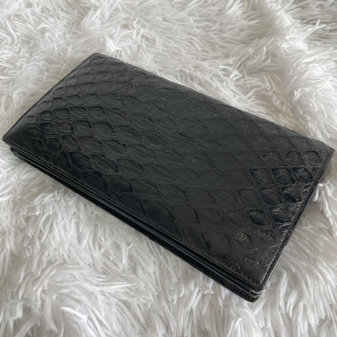 激レア✨ センザンコウ 穿山甲 エキゾチックレザー 長財布 クラッチバッグ