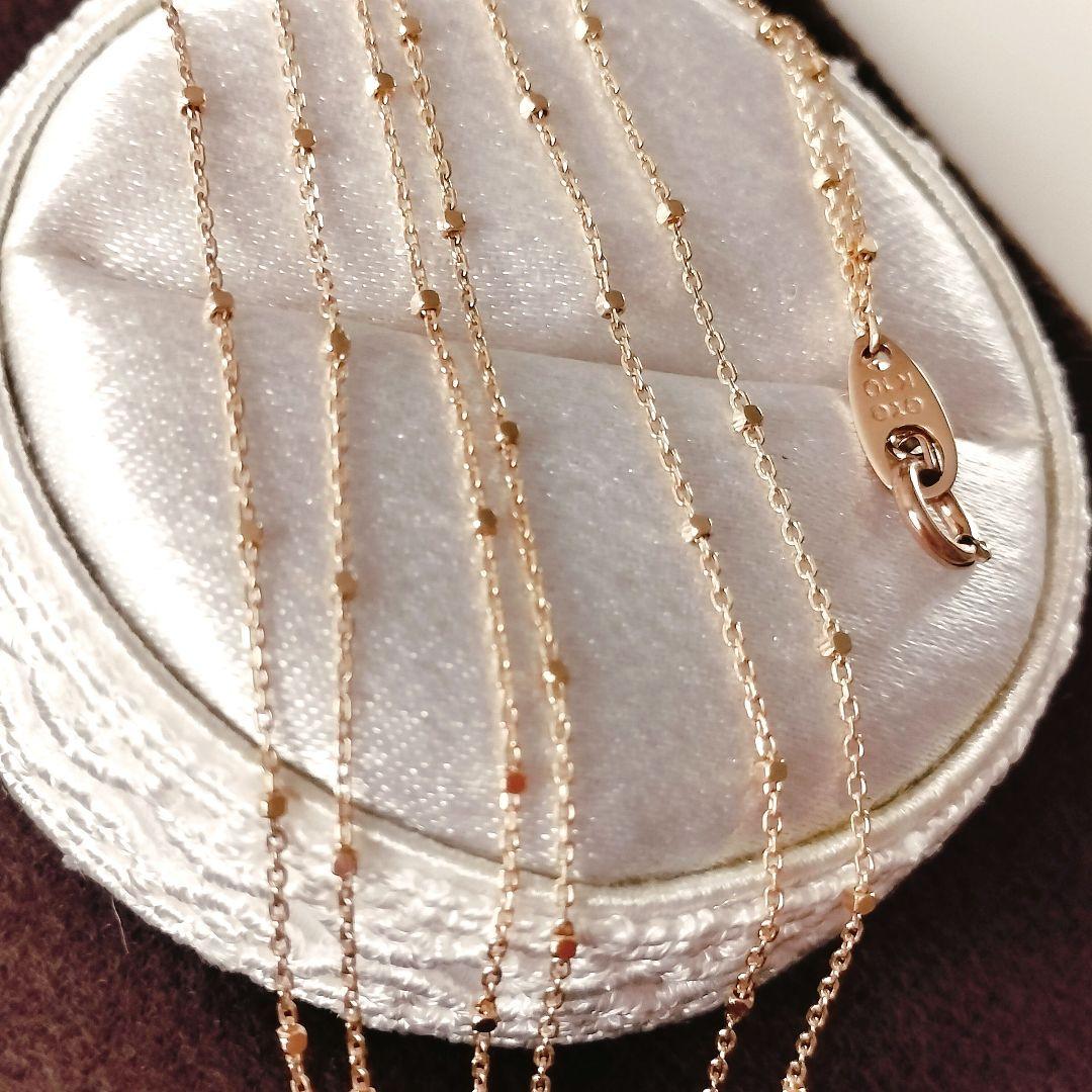 ete エテ ロングネックレス k10 80cm ネックレス