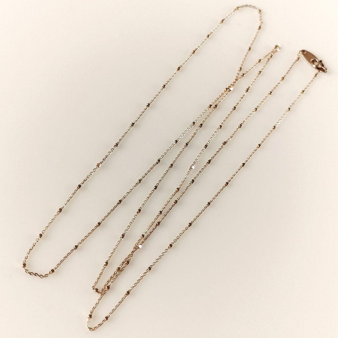 ete エテ ロングネックレス k10 80cm ネックレス