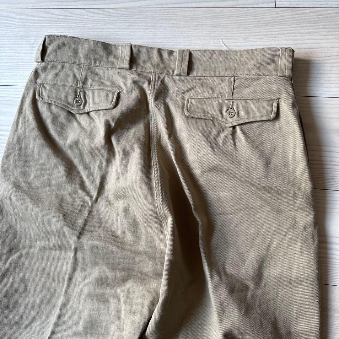 ミントコンディションm-52 m52 チノパン　フランス軍　14 実物　60's