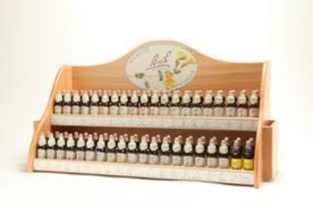 バッチフラワーレメディ　木製ディスプレイ