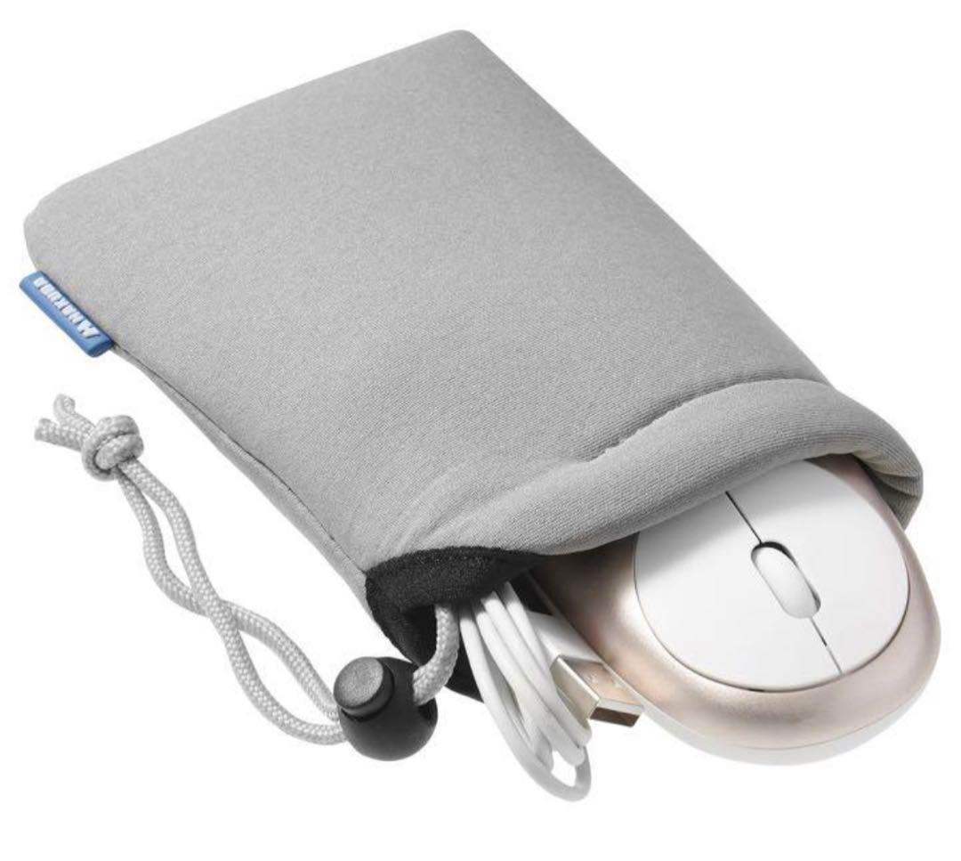 HAKUBA バッグアクセサリー ソフトクッションポーチ Sサイズ 巾着