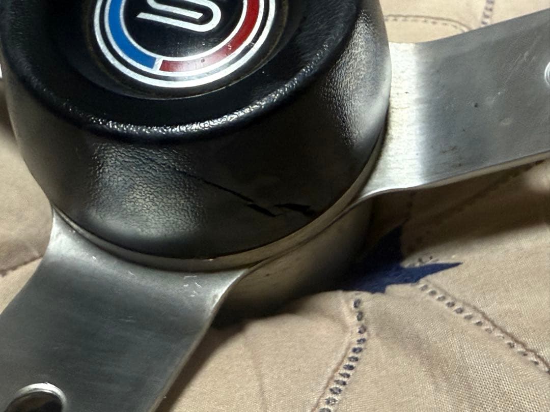 旧車サニーSUNNYウッド調3本スポークステアリング