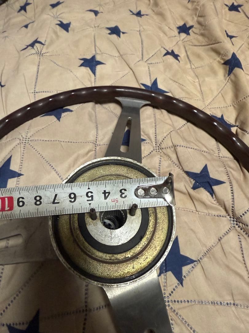 旧車サニーSUNNYウッド調3本スポークステアリング