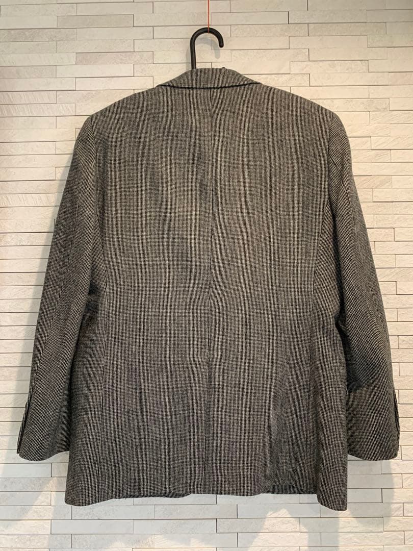 グレー ウール100%のテーラードジャケット