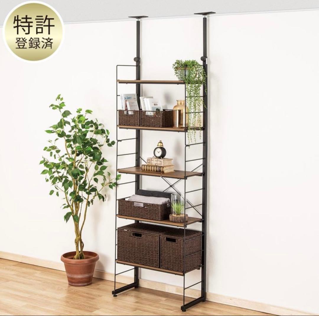 【美品】ニトリ つっぱり壁面収納 Nポルダ 幅60cmタイプ