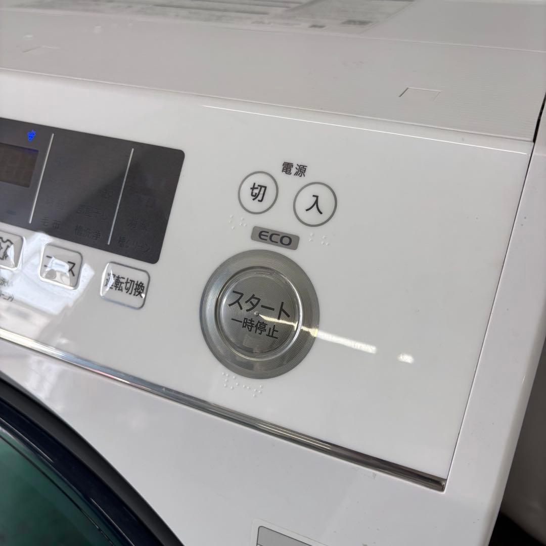 942⭕️ドラム式洗濯機　SHARP　10キロ　右開　中古　安い　綺麗　設置無料