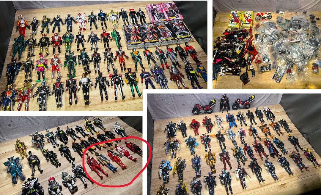 ゆ*く様 バンダイ )装動 SO-DO / 仮面ライダー 約100体 まとめ売り