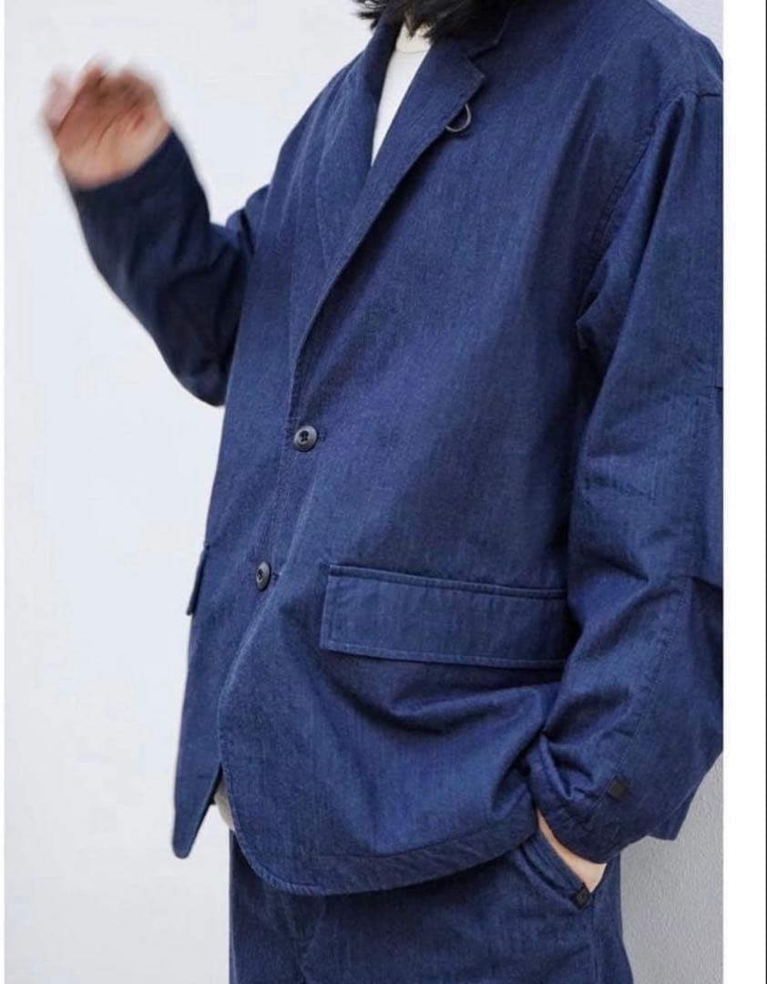 (セットアップ)TECH LOOSE 2B JACKET DENIM