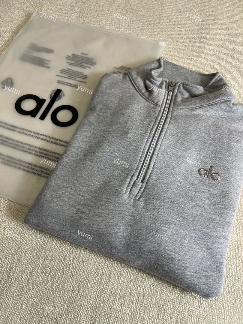 ALO YOGA ジップアップ トレーナー　スウェット　S M L裏起毛