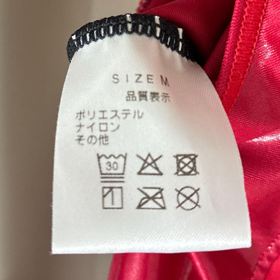 PHARFAITE ロングスリーブ　ボデイースーツルビーカラーMサイズ