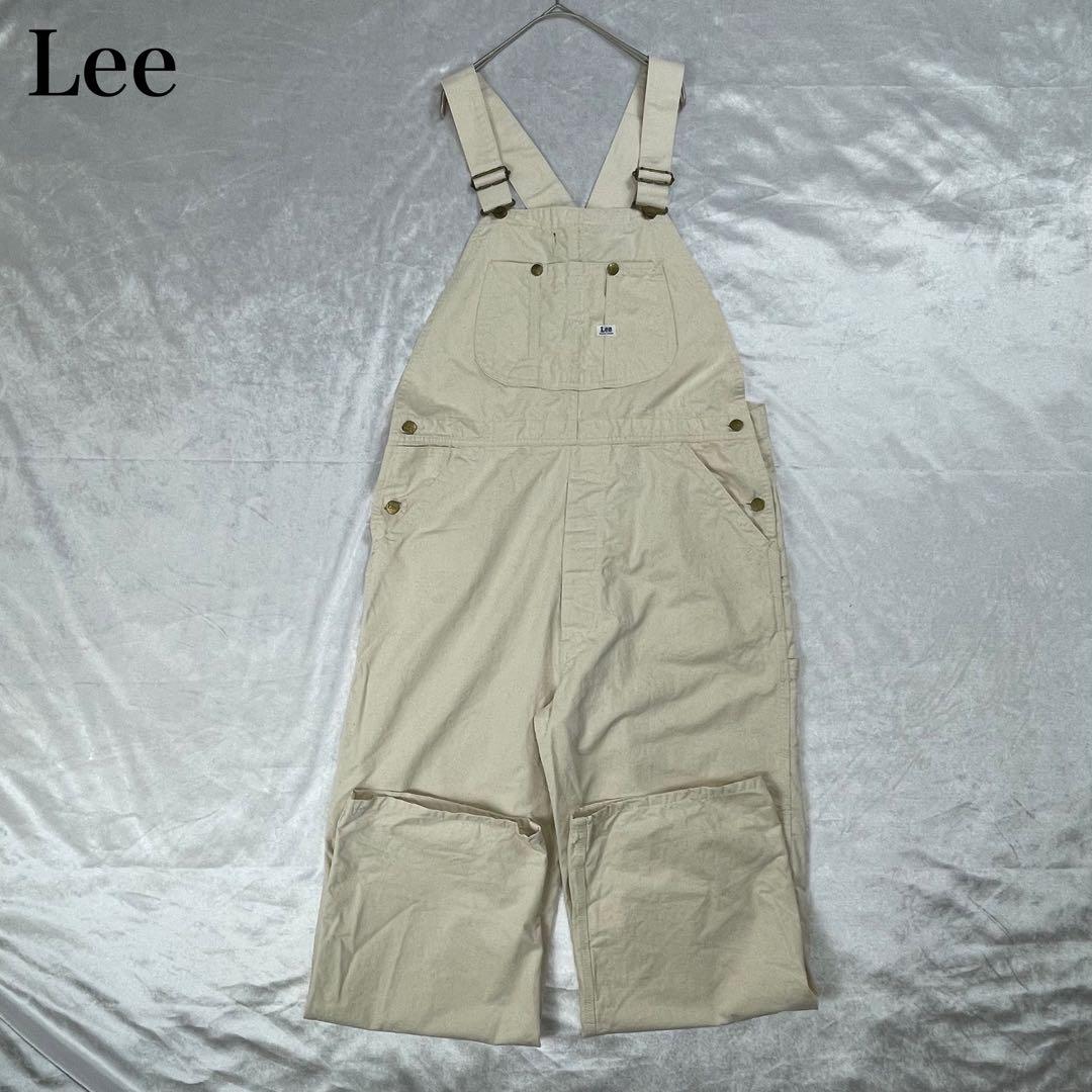 Lee オーバーオール サロペット　L ハウスマーク 復刻 日本製 生成り 希少