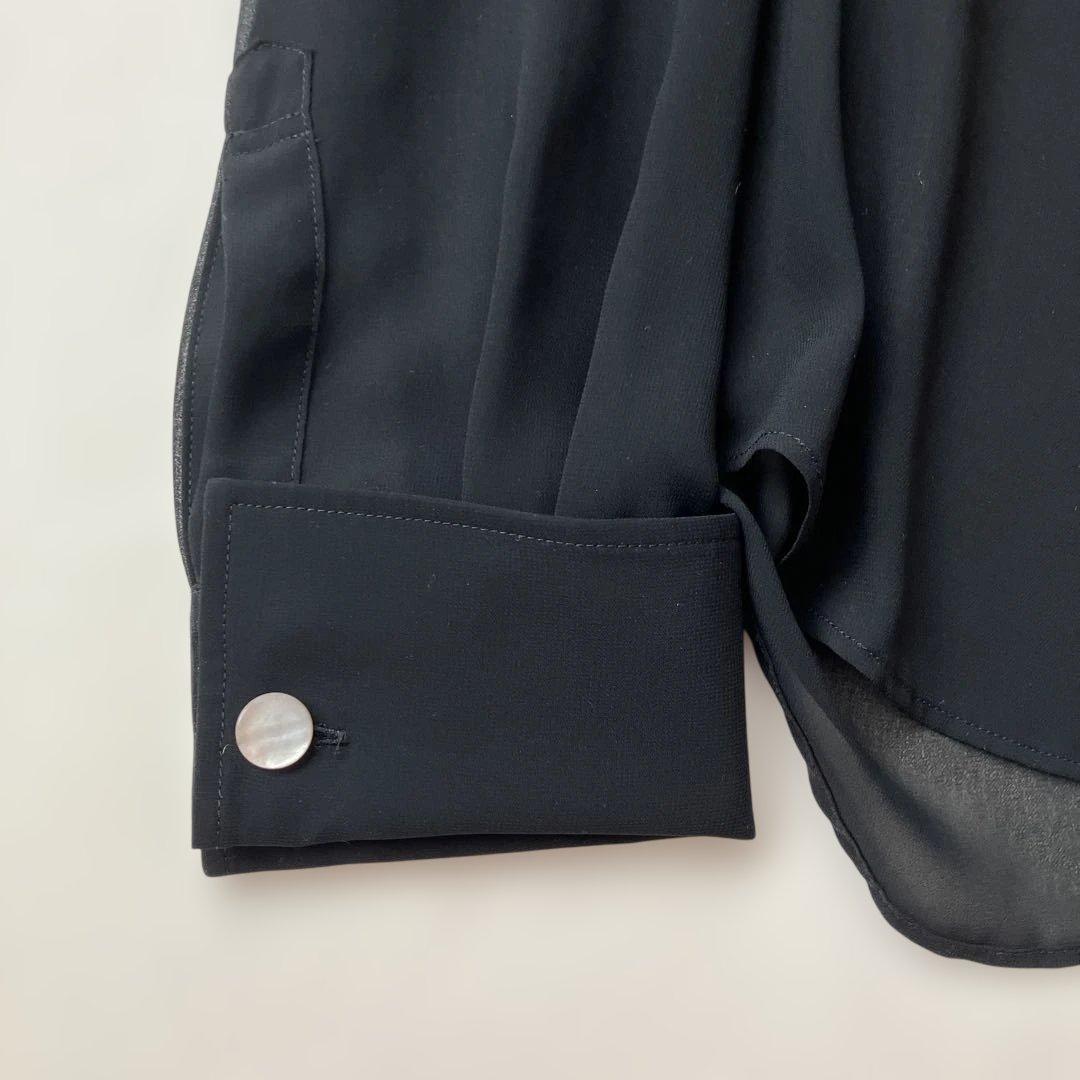 コムデギャルソン ノワール　ジョーゼットブラウス