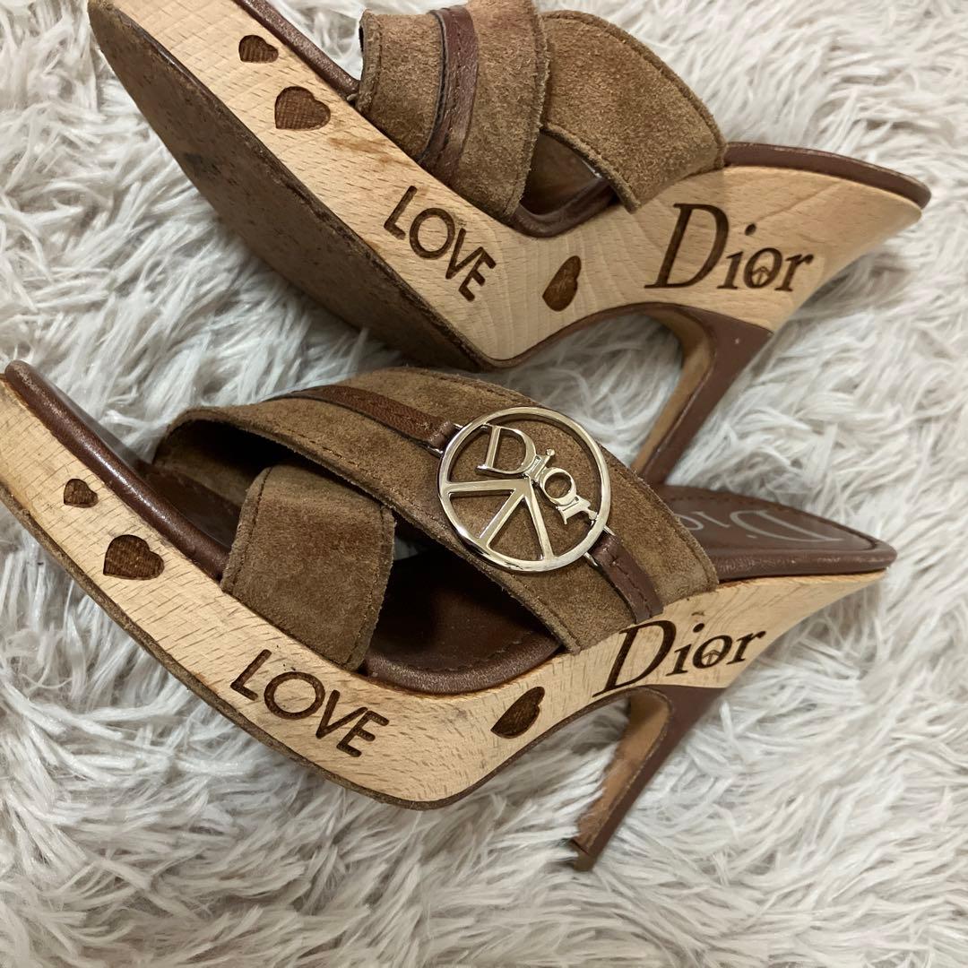 値下げ.ᐟ.ᐟ【美品送料込み】Diorミュール/サンダル