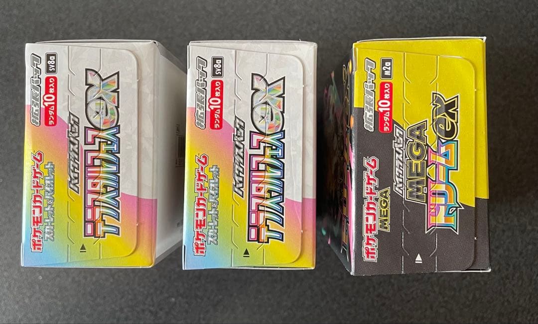 テラスタルフェスex メガドリームex シュリンクなし 3box 説明文必読