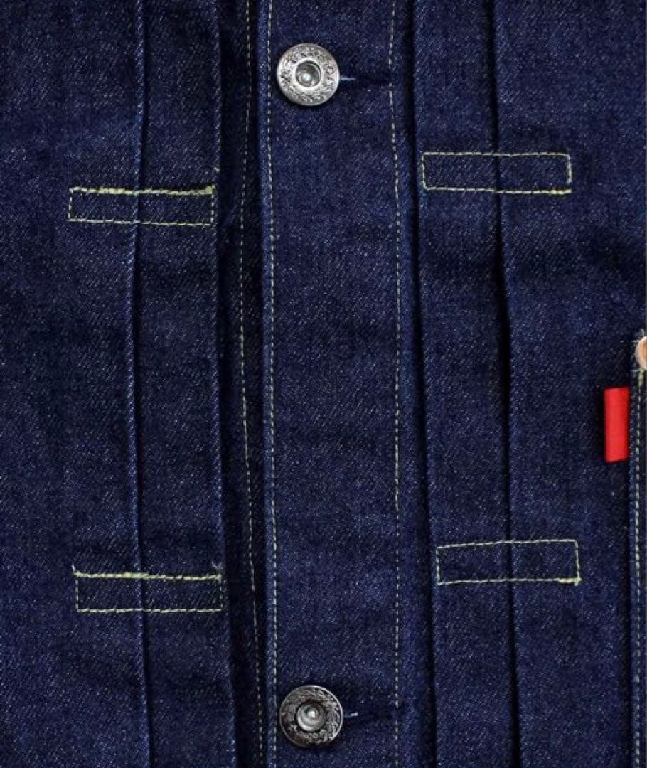 大戦モデルデザイン デニムジャケットGジャン　赤タブ有り　サイズ40