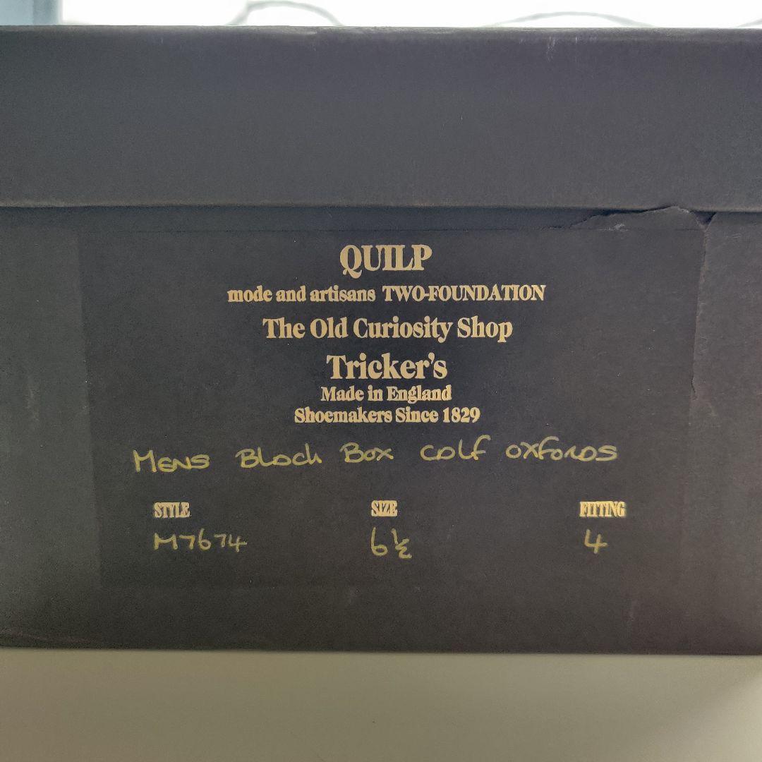 さ*す様 革靴 プレーントゥ UK6.5 Quilp by Tricker's