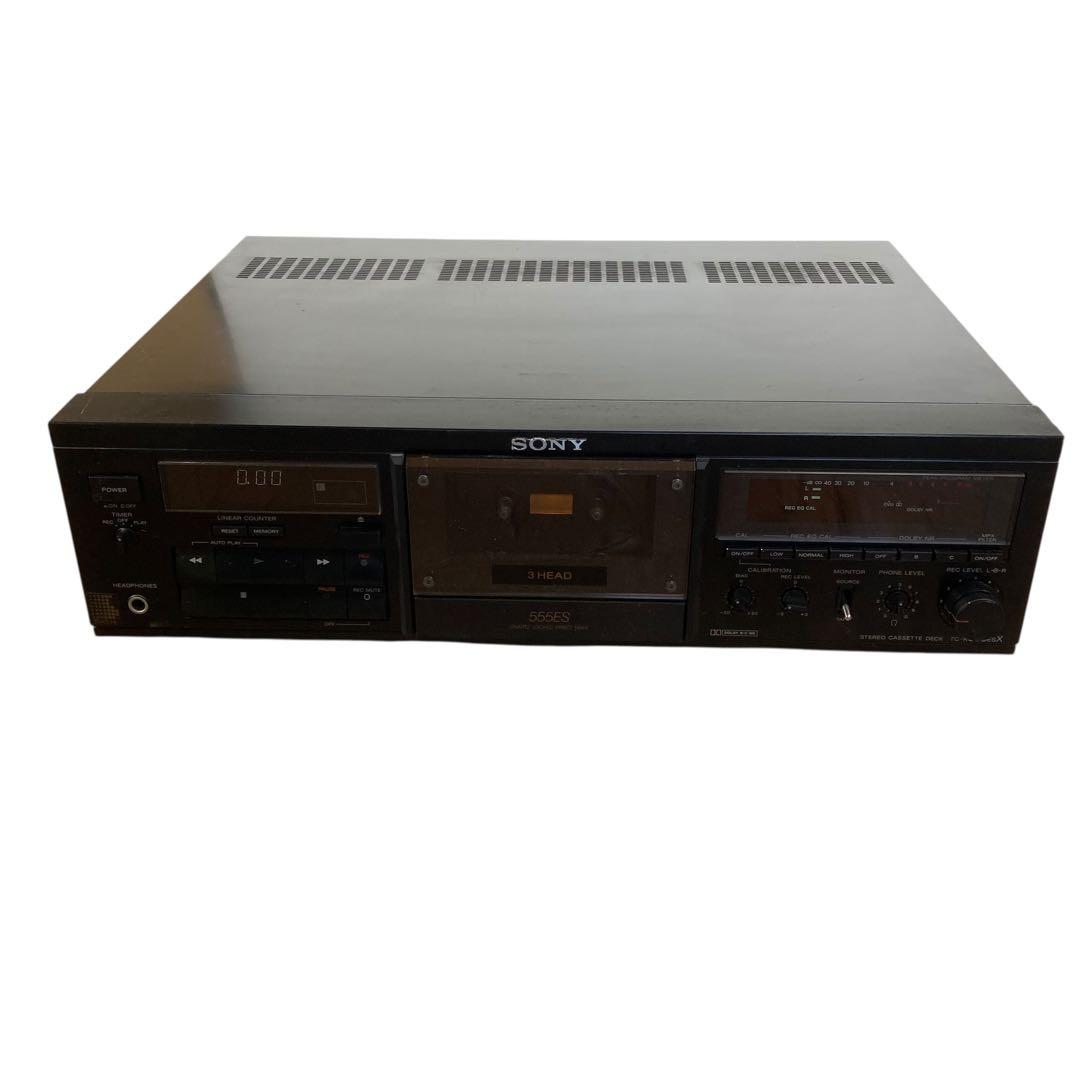 SONY TC-K555ESX 3HEAD カセットデッキ 日本製　動作未確認