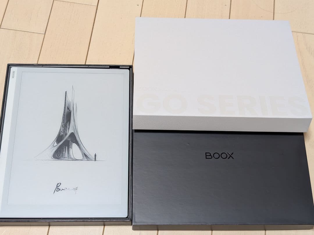 電子書籍リーダー Boox Go 10.3本体 純正スタイラスペン・カバー付き