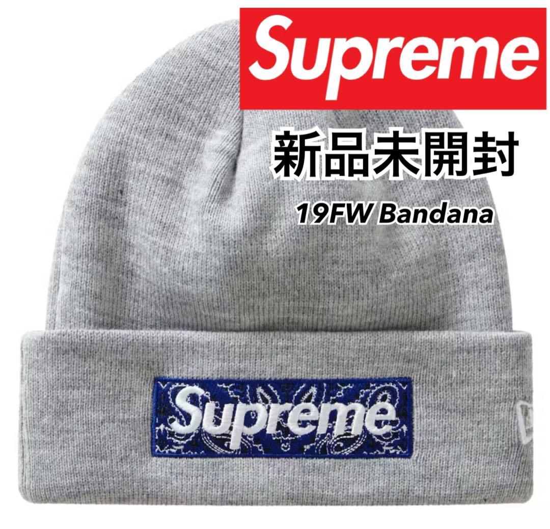 帽子 Supreme Bandana Box Logo Beanie Gray