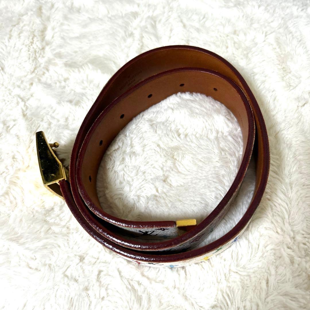 Louis Vuitton サンチュールキャレ ブロンモノグラム マルチカラー