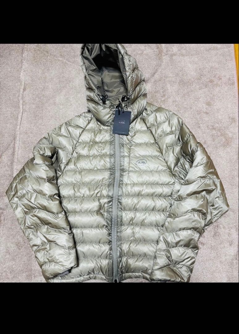 VLAD ライトシェル グリーン ダウン ジャケット グレー MUSINSA