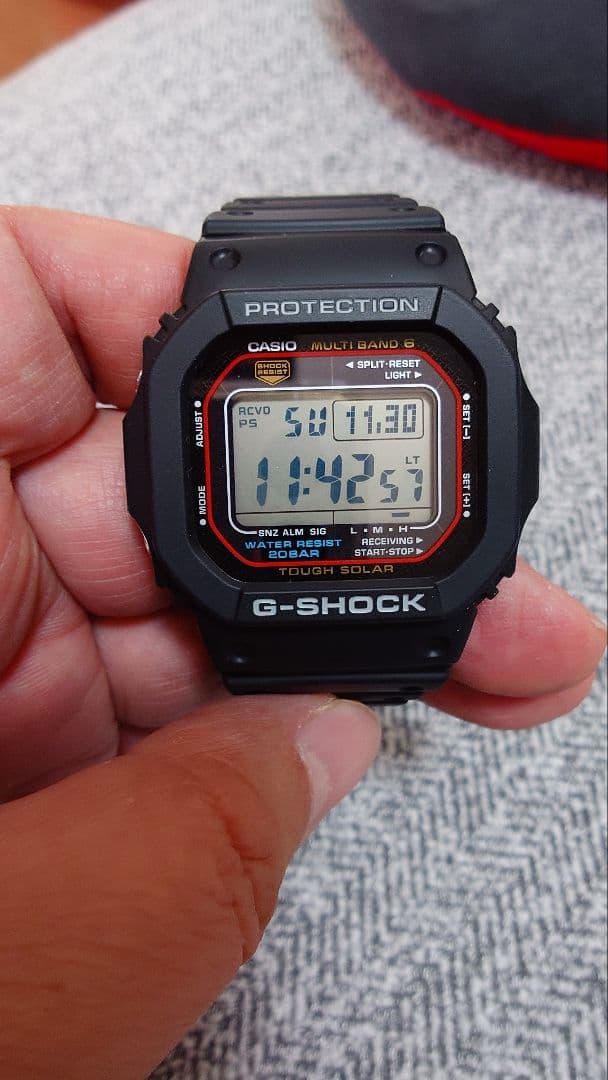 G-SHOCK DW-M5610U-1JF ブラック ソーラー