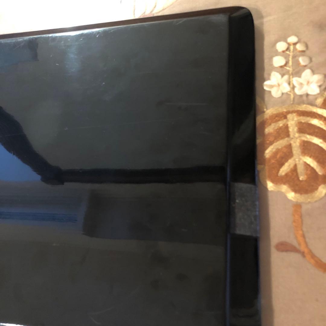 木製角盆 時代品　高蒔絵　八橋図盆 木箱付き　25.8センチ　高さ1.5センチ