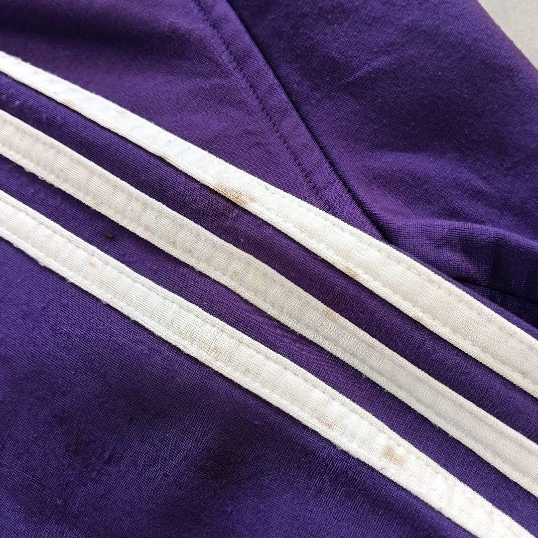 ヴィンテージアディダス古着adidasトラックジャケットジャージパープルM219