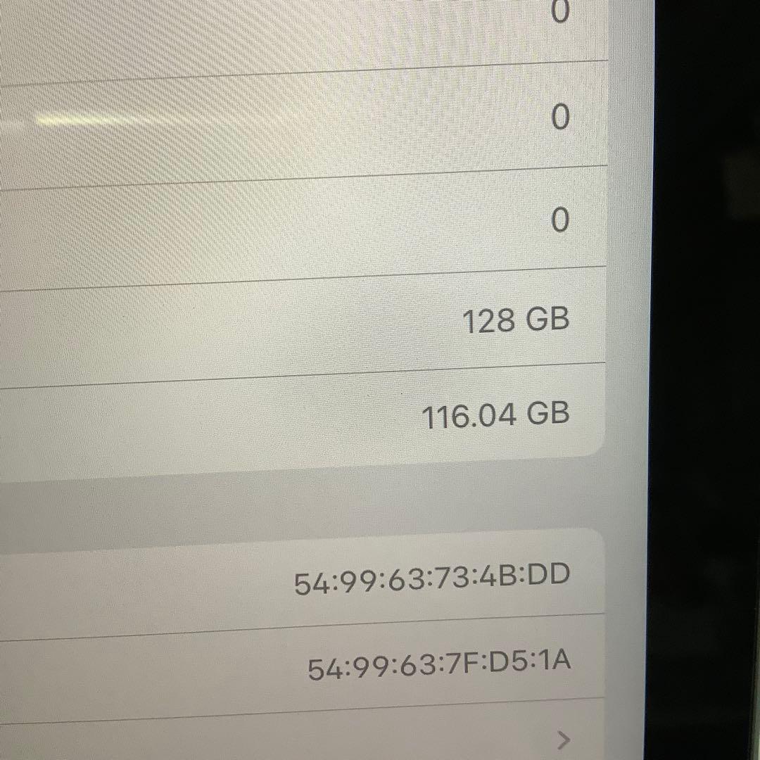 iPad 第6世代128G wifi バッテリー新品100%美品