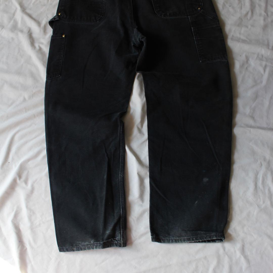 神サイズ•鬼雰囲気 Carhartt ダブルニー ペインターパンツ BLK us