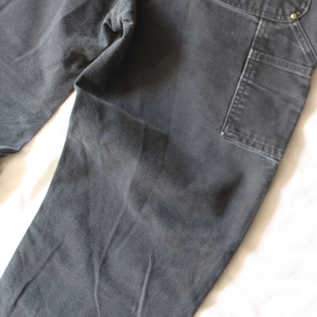 神サイズ•鬼雰囲気 Carhartt ダブルニー ペインターパンツ BLK us